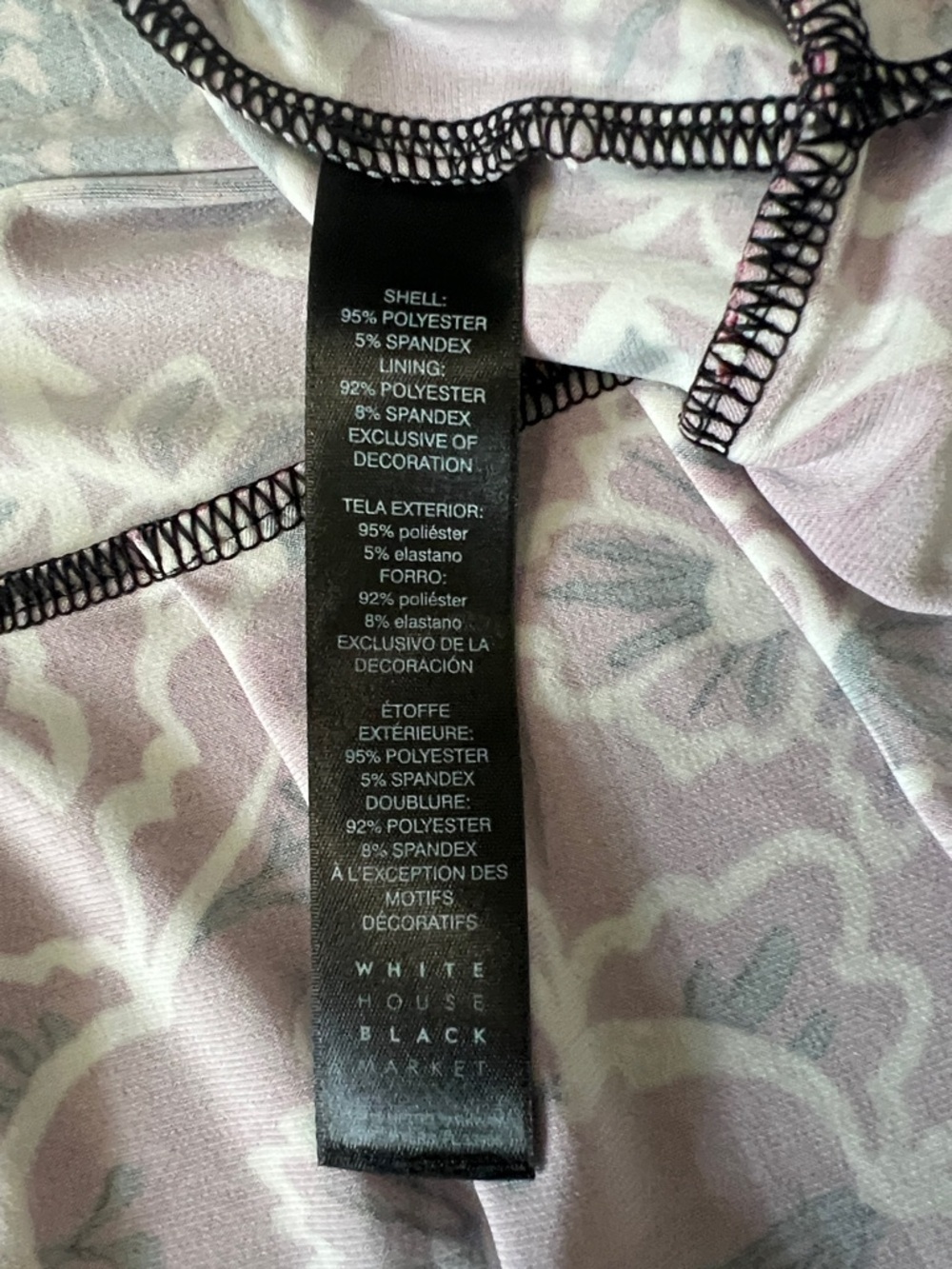 WHBM Boho Print Sleeveless Mini Dress Size Large - Picture 6 of 9